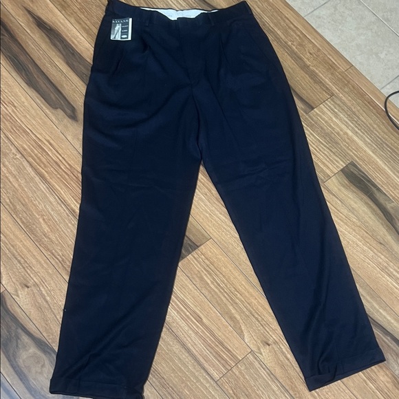 Savane Men's Dark Navy Dress Pants - Picture 5 of 6